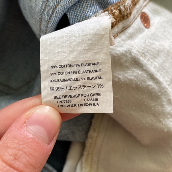 J.Crew High Rise Denim Short w/ Button Fly - Picture 4 of 6